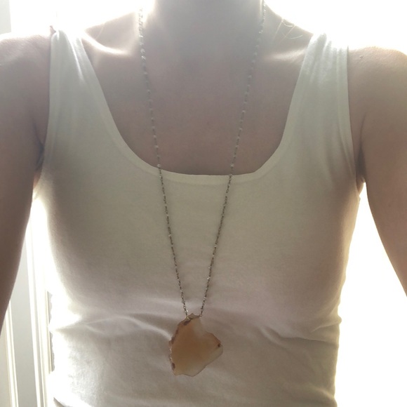 Stone Pendant Necklace - Picture 3 of 3